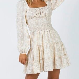 Princess Polly Devante Floral Long Sleeve Mini Dress